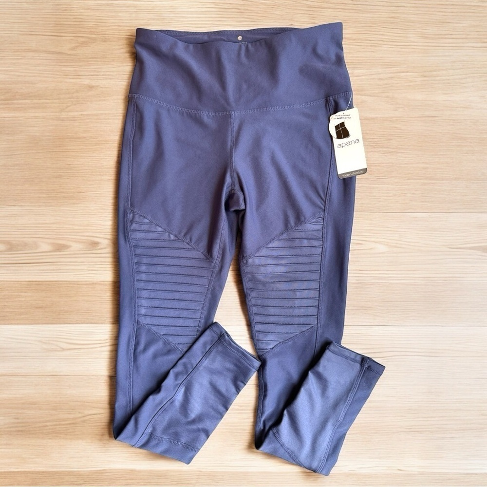 NWT APANA Yoga Lifestyle Extended Waistband Leggings - Size Small